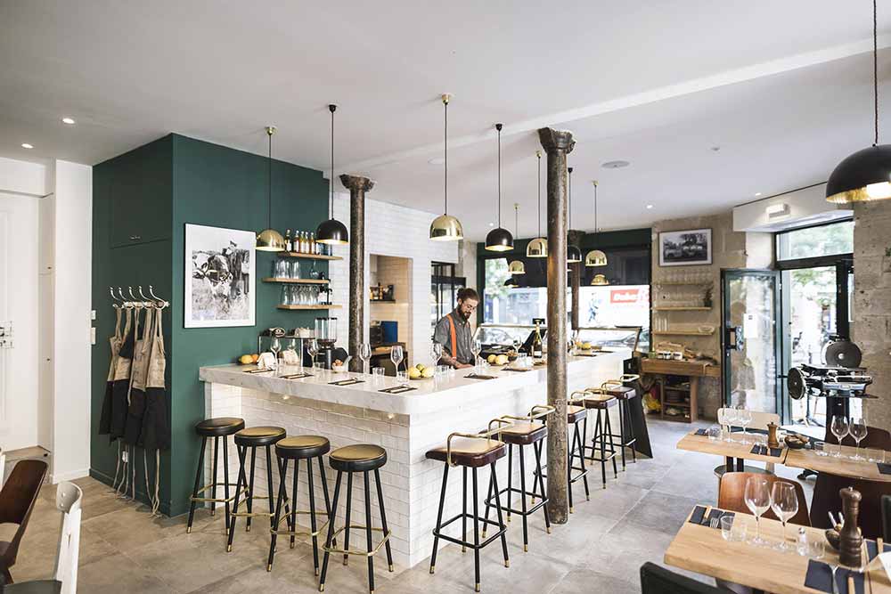 Salle du restaurant Formaticus - Bar à fromages - Fromagerie - Paris